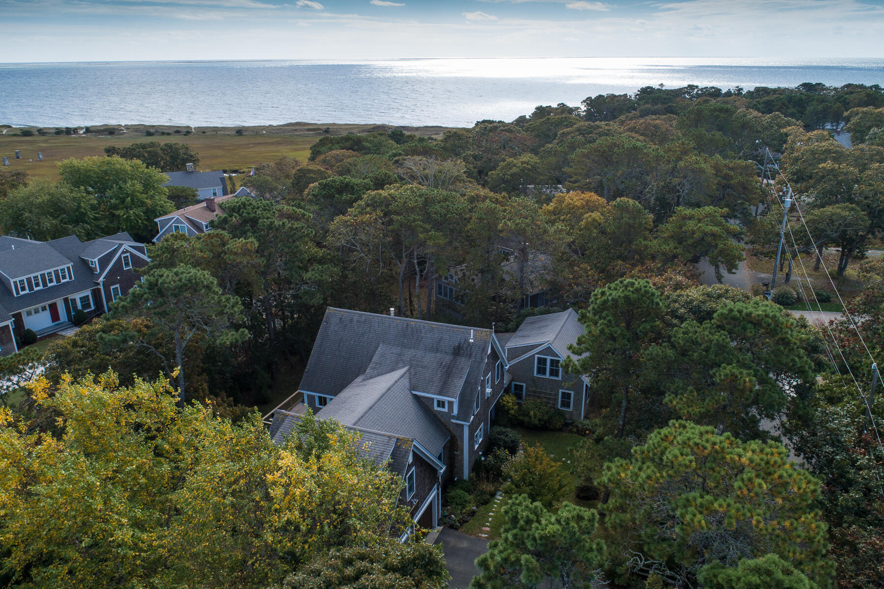 23 Forest Beach Rd Extension South Chatham, MA 02659 - Photo 15 of 43 an aerial view of a house with mountain view