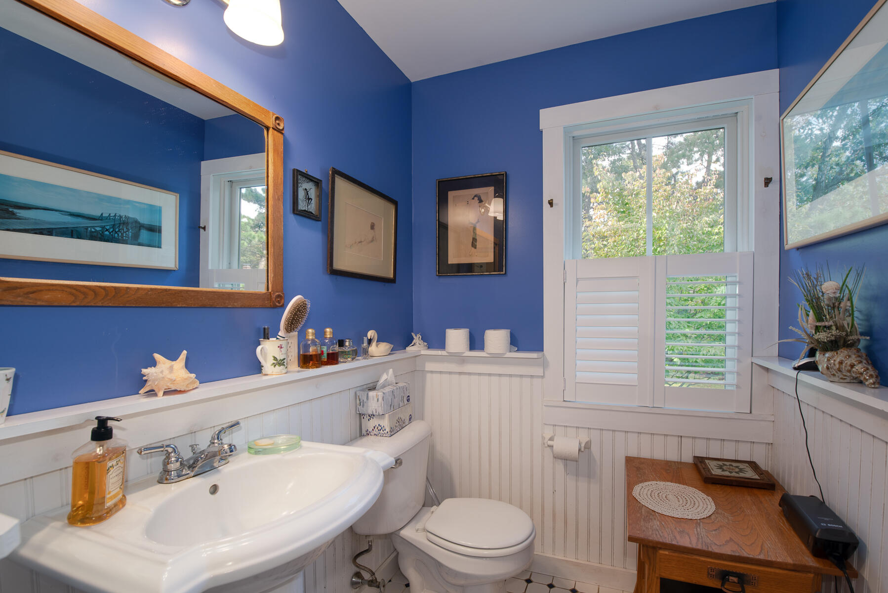 23 Forest Beach Rd Extension South Chatham, MA 02659 - Photo 27 of 43 a bathroom with a sink mirror and toilet