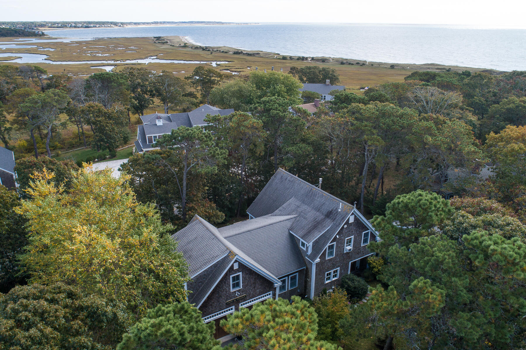 23 Forest Beach Rd Extension South Chatham, MA 02659 - Photo 3 of 43 an aerial view of a house with mountain view