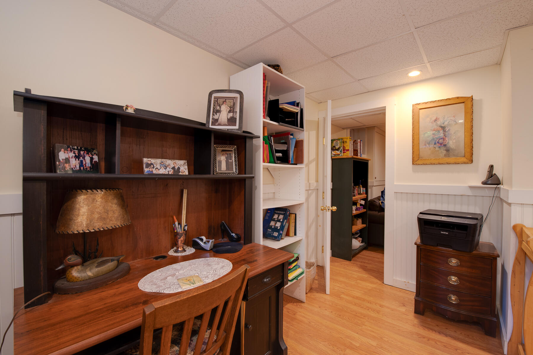 23 Forest Beach Rd Extension South Chatham, MA 02659 - Photo 37 of 43 a view of a workspace with furniture and a fireplace