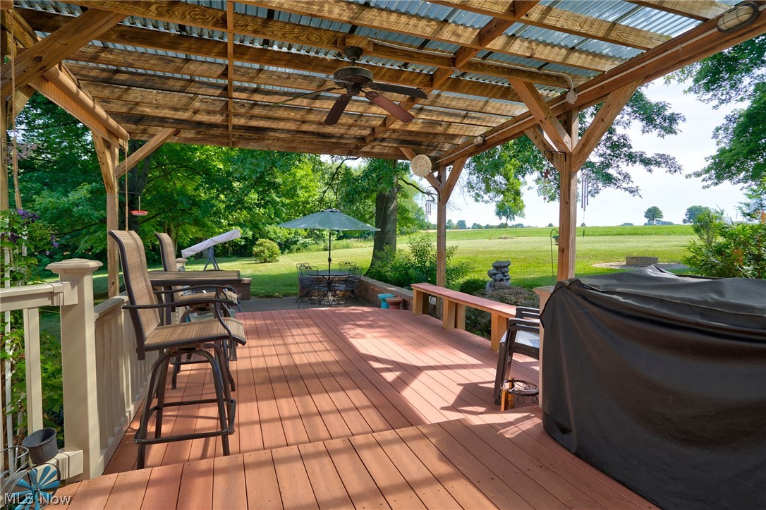 9875 Guilford Road Seville, OH 44273 - Photo 6 of 35 View of your back yard from your deck