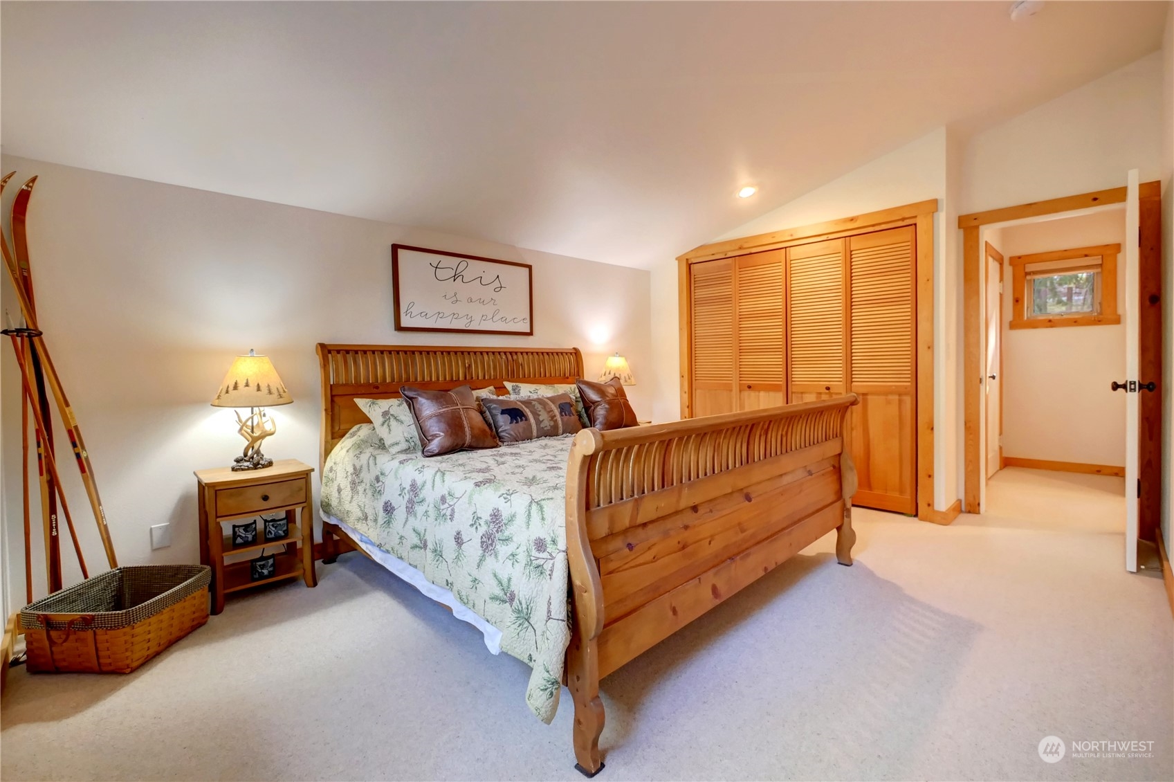 17 Mustard Mountain Road Winthrop, WA 98862 - Photo 19 of 36 a bed room with a bed and a chair