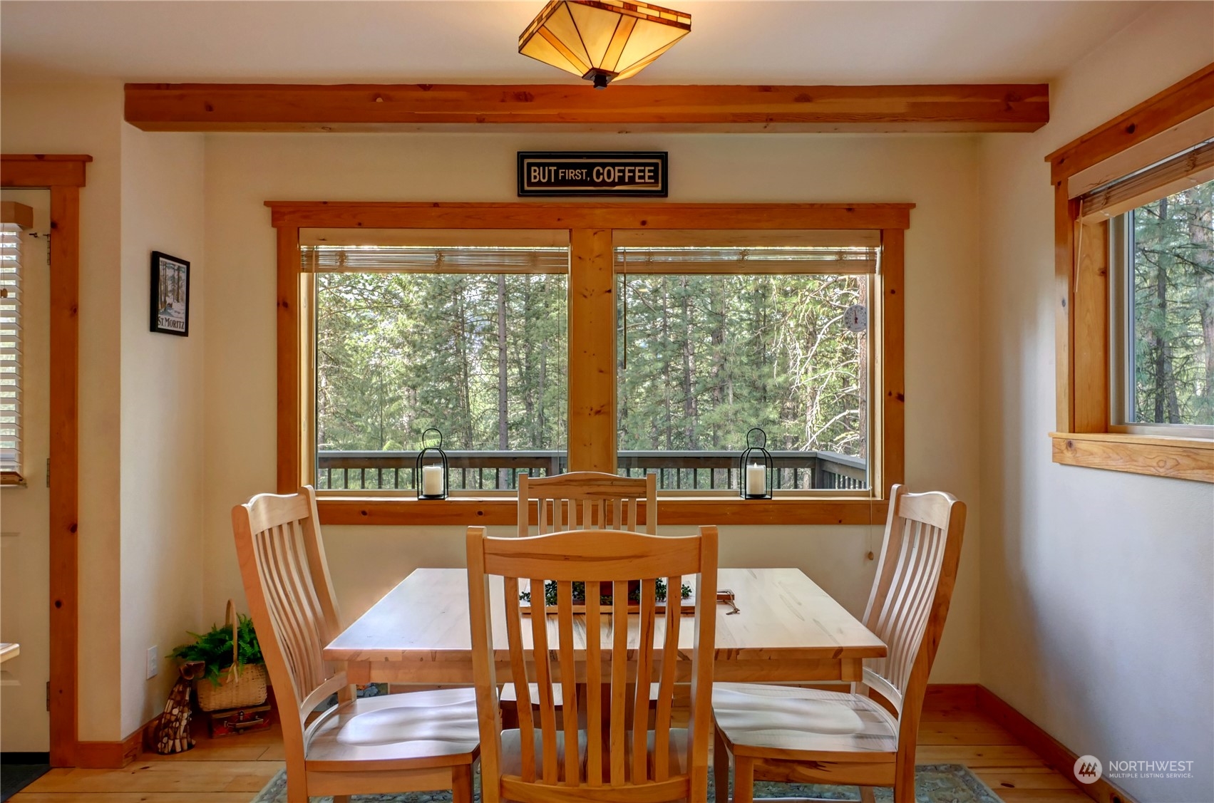 17 Mustard Mountain Road Winthrop, WA 98862 - Photo 10 of 36 a view of a chairs and table in the balcony