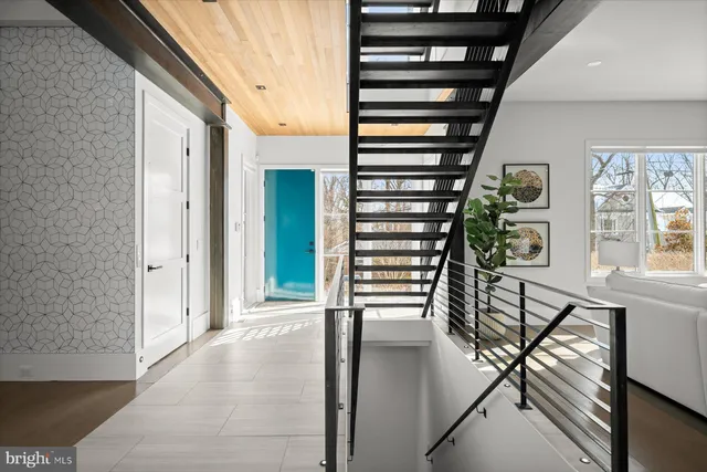 a view of a backyard of a house