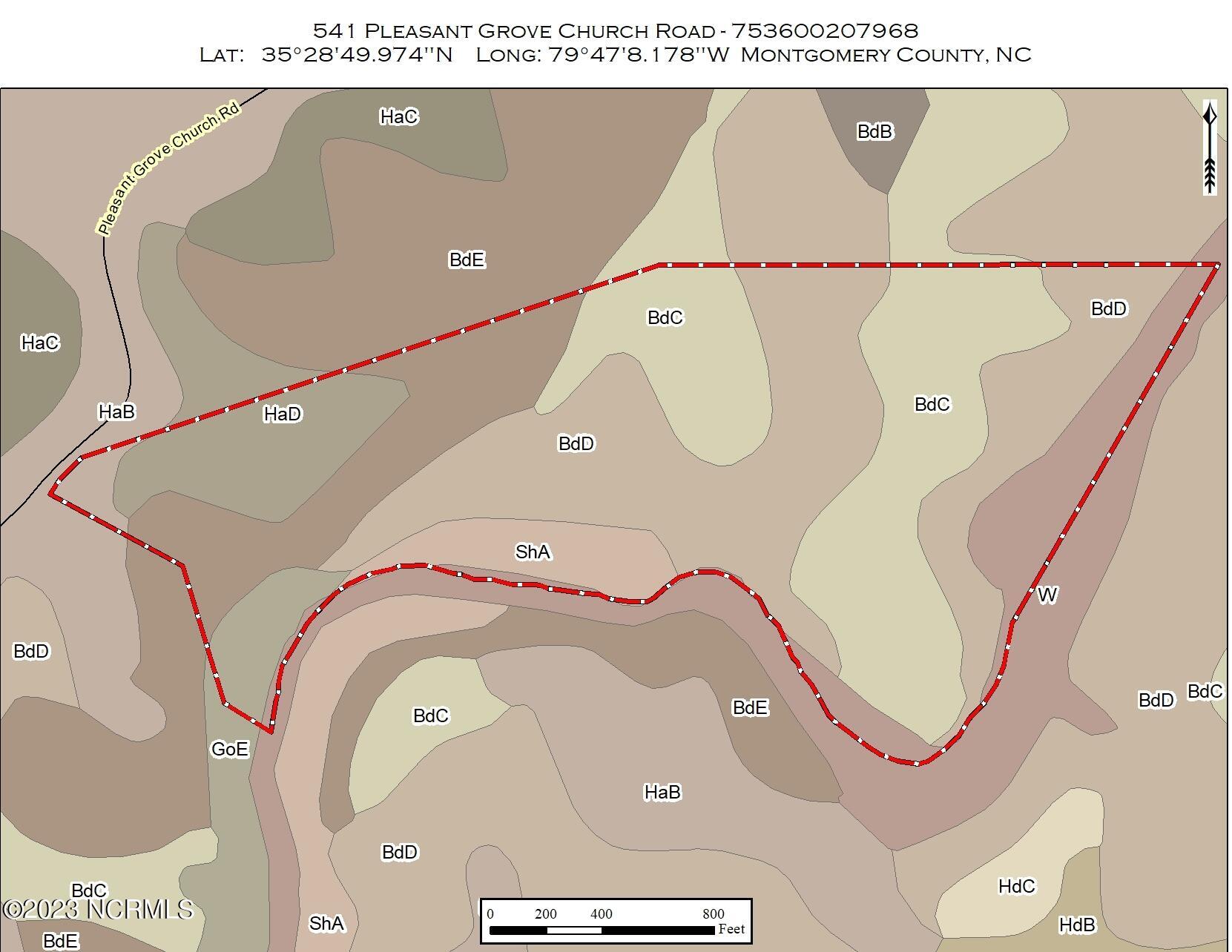 541 Pleasant Grove Church Road Mount Gilead, NC 27306 - Photo 3 of 24 Soil Map