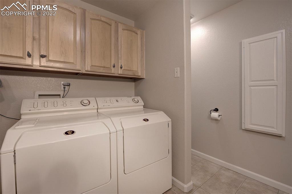 30905 Ridge Road Ramah, CO 80832 - Photo 16 of 36 a utility room with dryer and washer