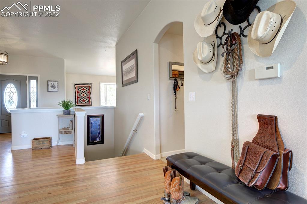 30905 Ridge Road Ramah, CO 80832 - Photo 19 of 36 a view of a livingroom with furniture and wooden floor