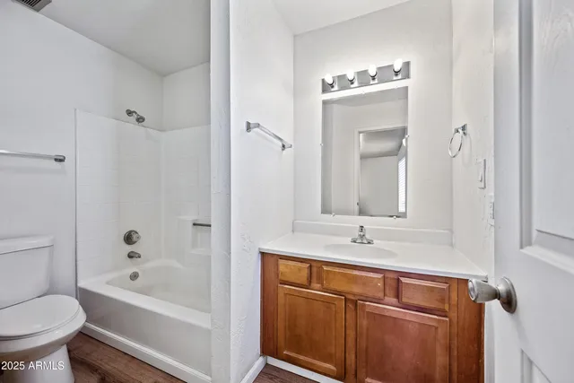 a close view of closet