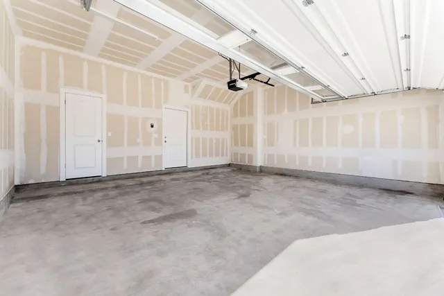 en empty room with windows