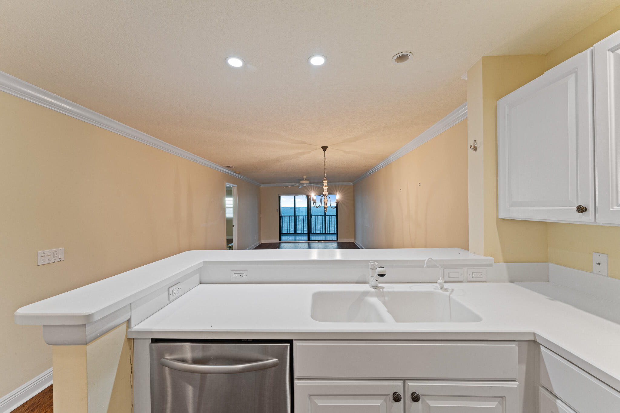 10 Northeast Plantation Road, Unit 305 Jensen Beach, FL 34957 - Photo 17 of 48 a bathroom with a sink and a mirror