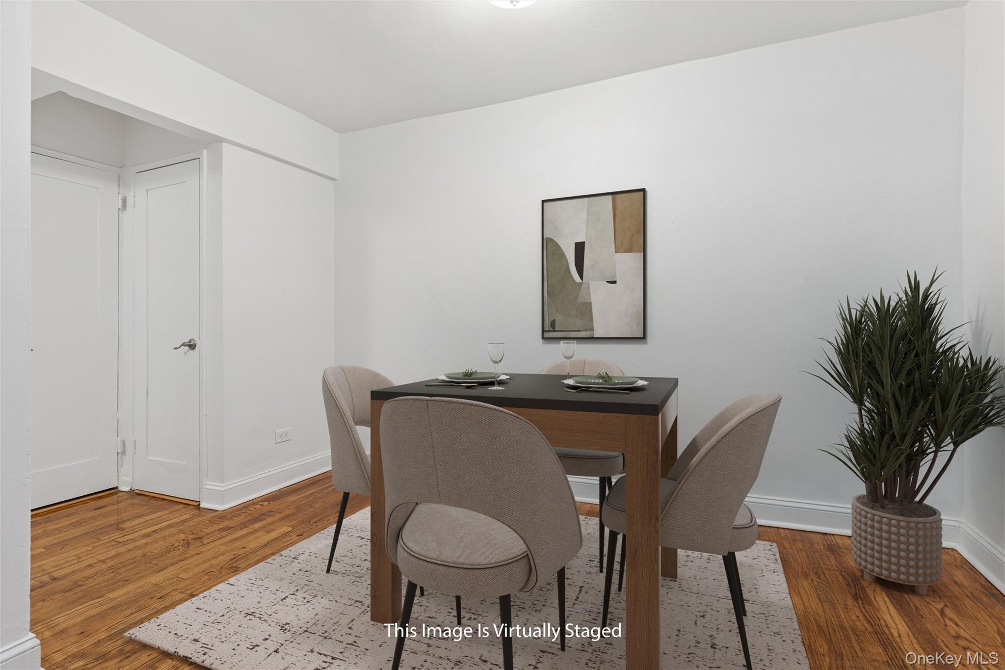 67-12 Yellowstone Boulevard, Unit B16 Queens, NY 11375 - Photo 5 of 15 Office area featuring wood finished floors and baseboards