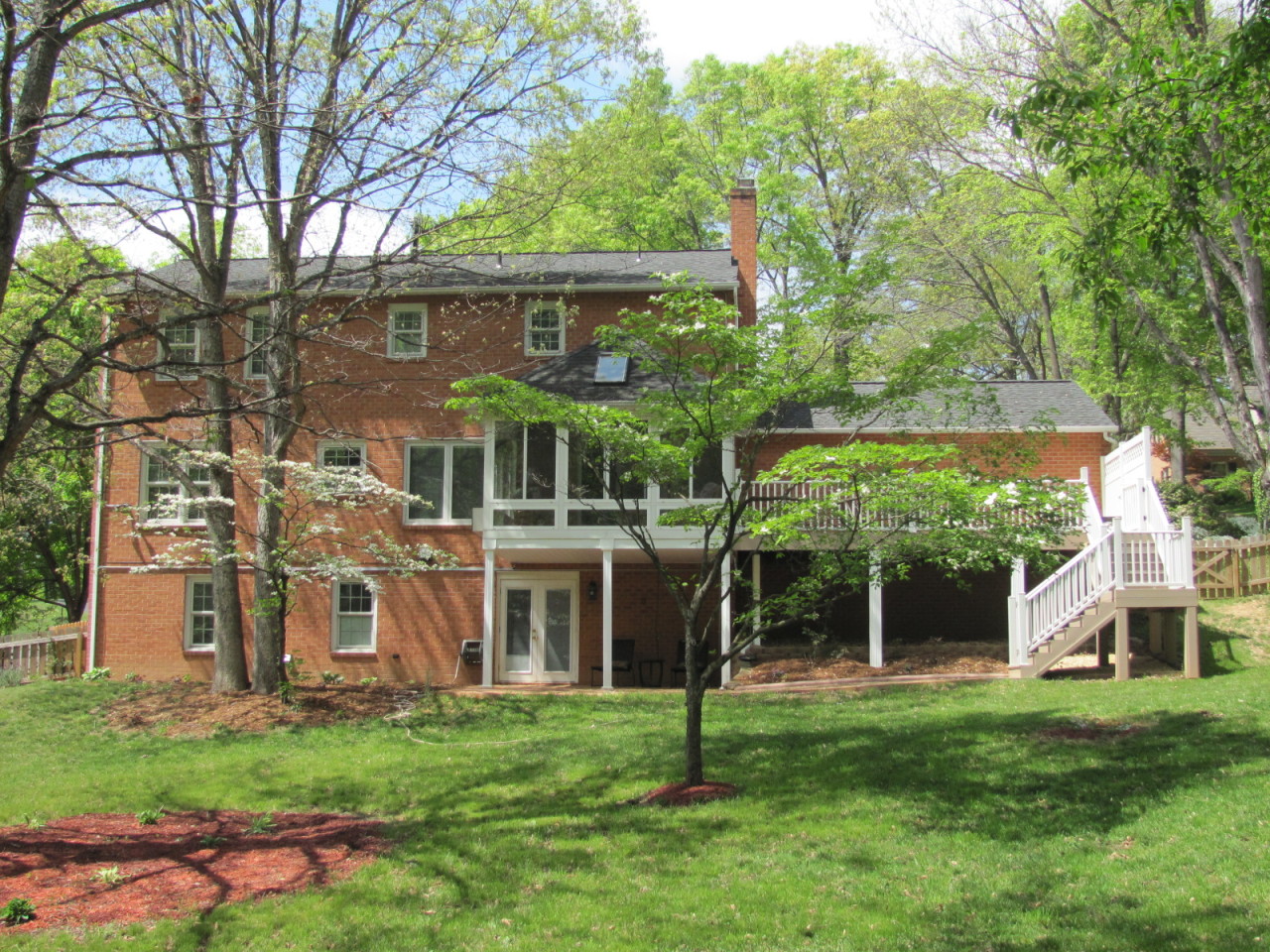 3728 Forest Road Roanoke, VA 24015 - Photo 4 of 49 Backyard view