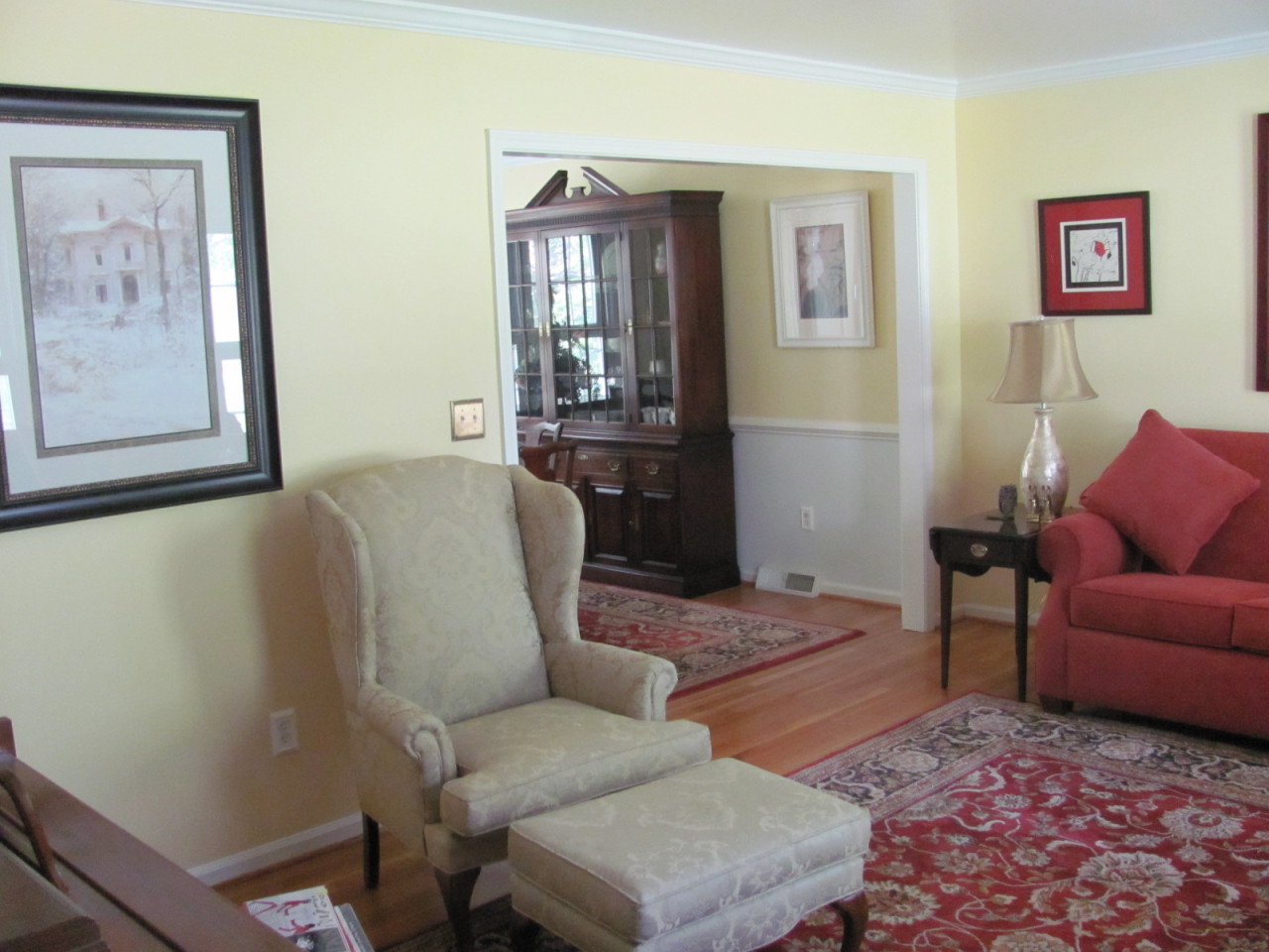 3728 Forest Road Roanoke, VA 24015 - Photo 8 of 49 Living Room to Dining Room