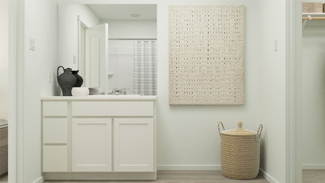 3821 Keller Road Temple, TX 76504 - Photo 23 of 28 a bathroom with a sink and a mirror