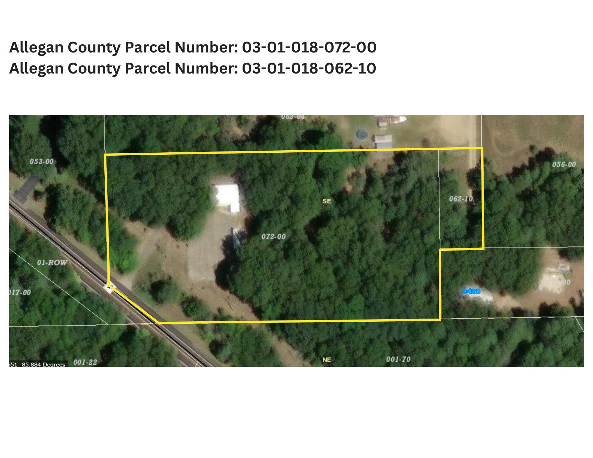 Vl Lincoln Road Allegan, MI 49010 - Photo 1 of 6 VL M40 Parcel Map