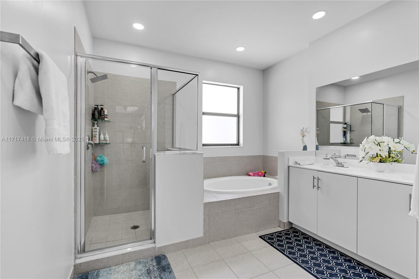 12953 Southwest 230th Street Miami, FL 33170 - Photo 24 of 49 a bathroom with a sink mirror and a shower