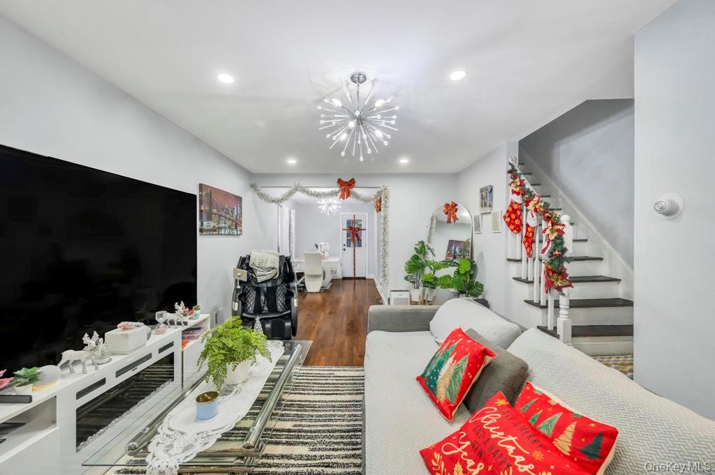 178-26 Zoller Road Queens, NY 11434 - Photo 9 of 26 a living room with patio furniture and a flat screen tv