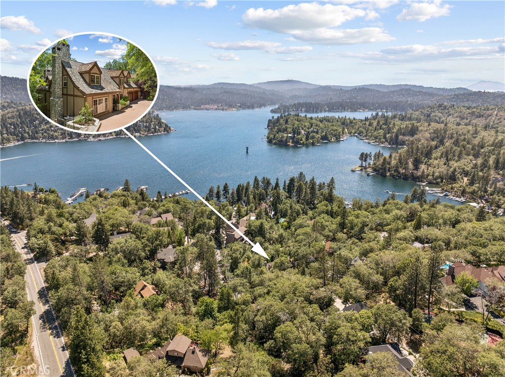 28971 North Shore Road Lake Arrowhead, CA 92352 - Photo 3 of 60 The property is just a few minute walk to the lake
