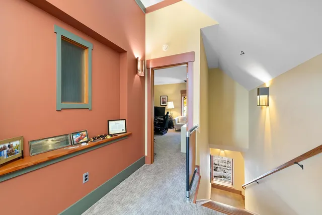 an aerial view of residential house with parking space