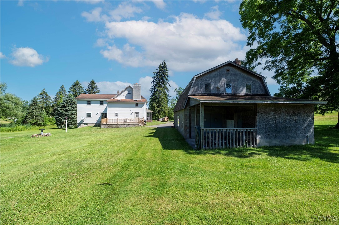 7616 Brown Road Wolcott, NY 14590 - Photo 50 of 50 Back view of Garage and House