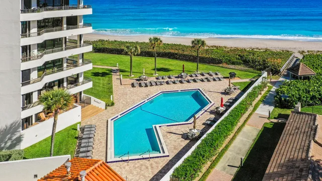 a view of a city from a balcony