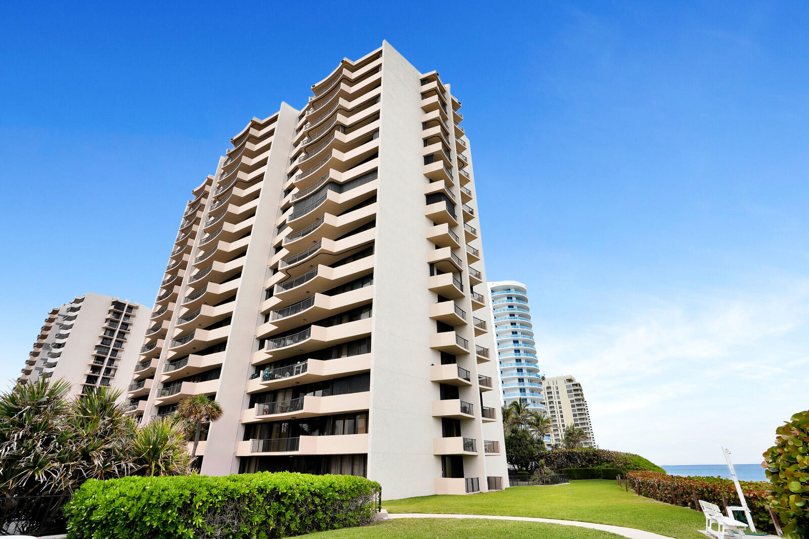 4200 North Ocean Drive, Unit 11601 Singer Island, FL 33404 - Photo 40 of 56 a view of a large building with a yard