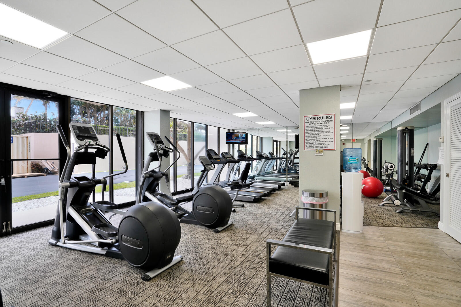 4200 North Ocean Drive, Unit 11601 Singer Island, FL 33404 - Photo 56 of 56 a view of a room with gym equipment