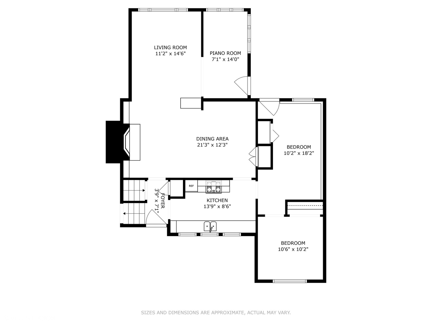 424 Hill Street Downers Grove, IL 60515 - Photo 18 of 19 a picture of a floor plan