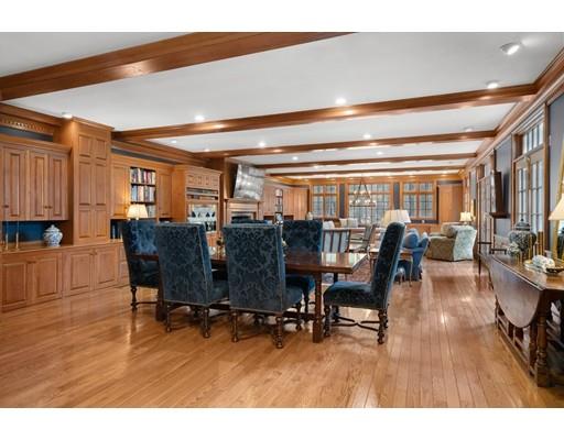219 Dedham Street Dover, MA 02030 - Photo 16 of 30 a view of a dining room with furniture and wooden floor