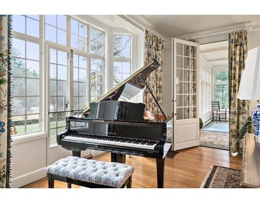 219 Dedham Street Dover, MA 02030 - Photo 9 of 30 a living room with furniture and a wooden floor