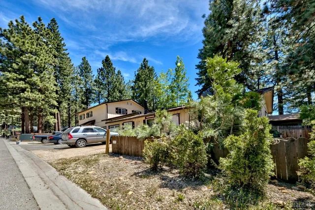 a view of a street with houses