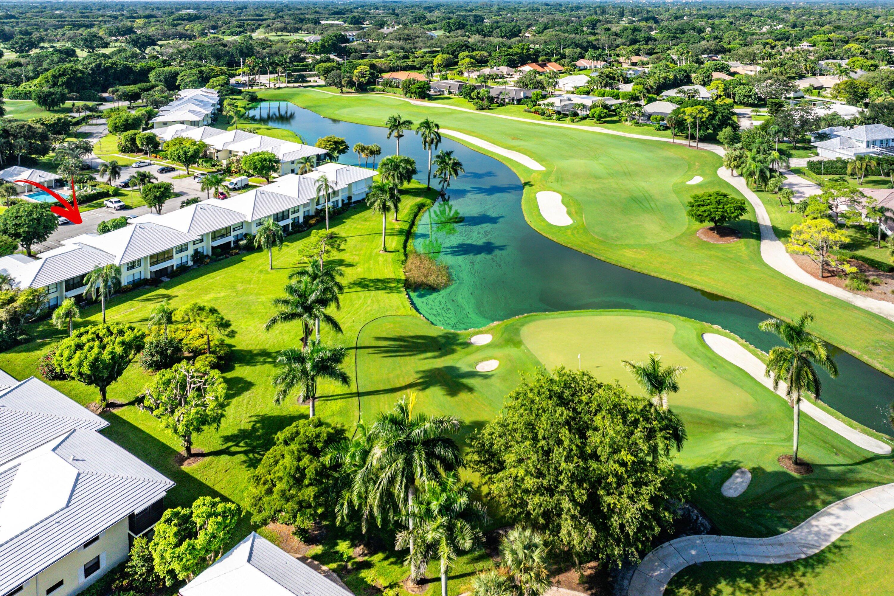3641 North Quail Ridge Drive, Unit BOBWHITE A Boynton Beach, FL 33436 - Photo 39 of 57 Aerial view