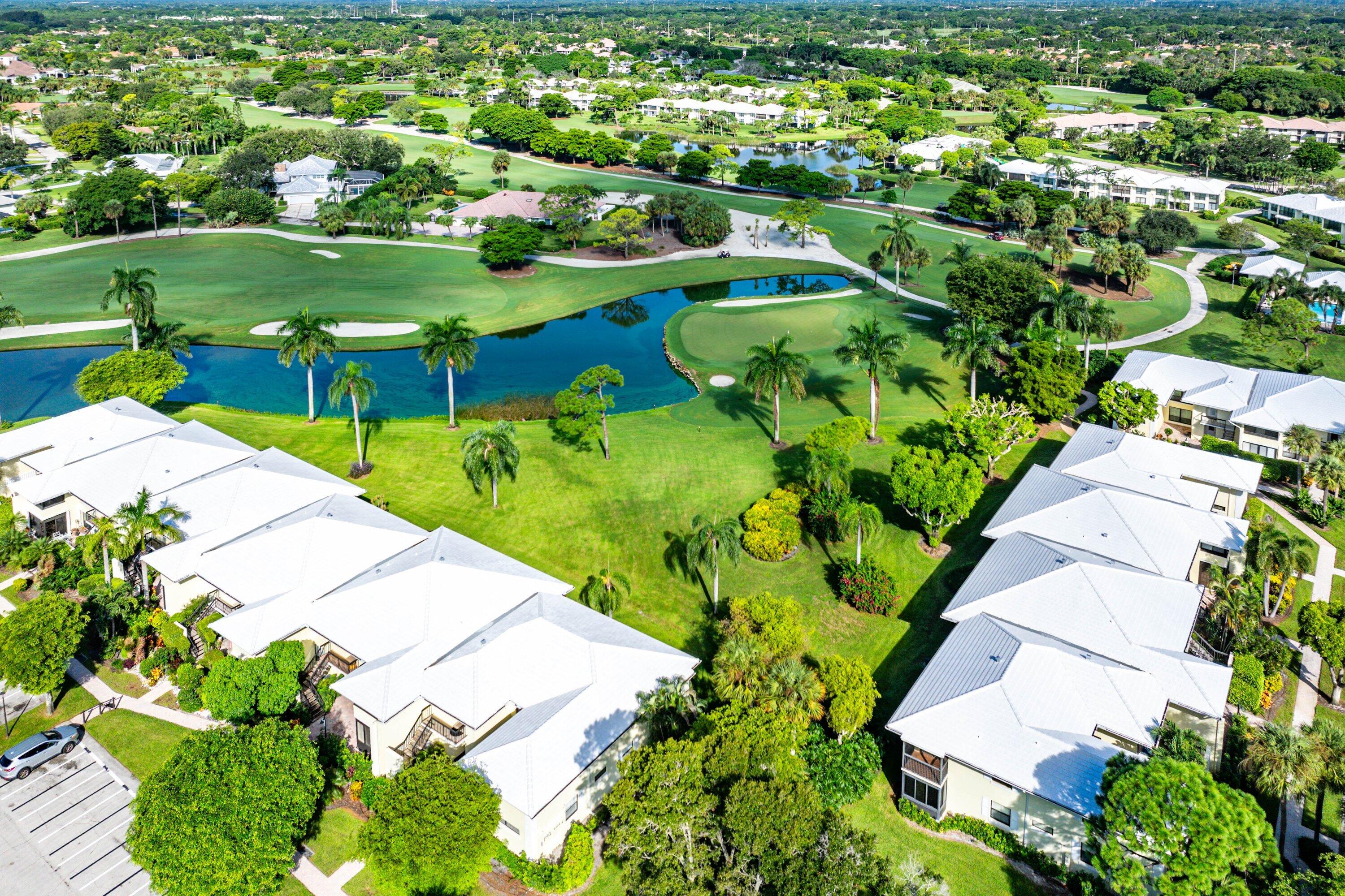 3641 North Quail Ridge Drive, Unit BOBWHITE A Boynton Beach, FL 33436 - Photo 42 of 57 Aerial view