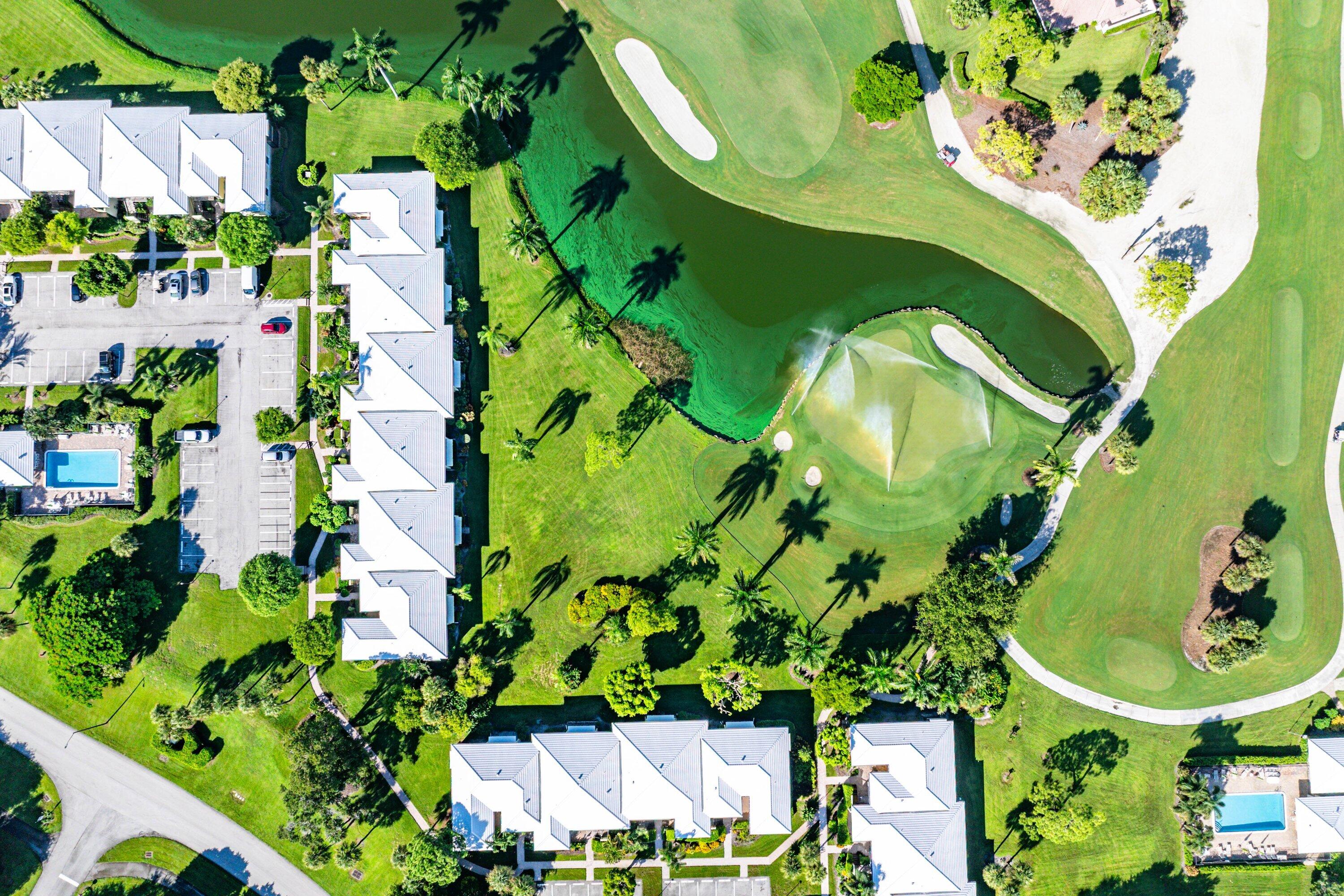 3641 North Quail Ridge Drive, Unit BOBWHITE A Boynton Beach, FL 33436 - Photo 44 of 57 Aerial view