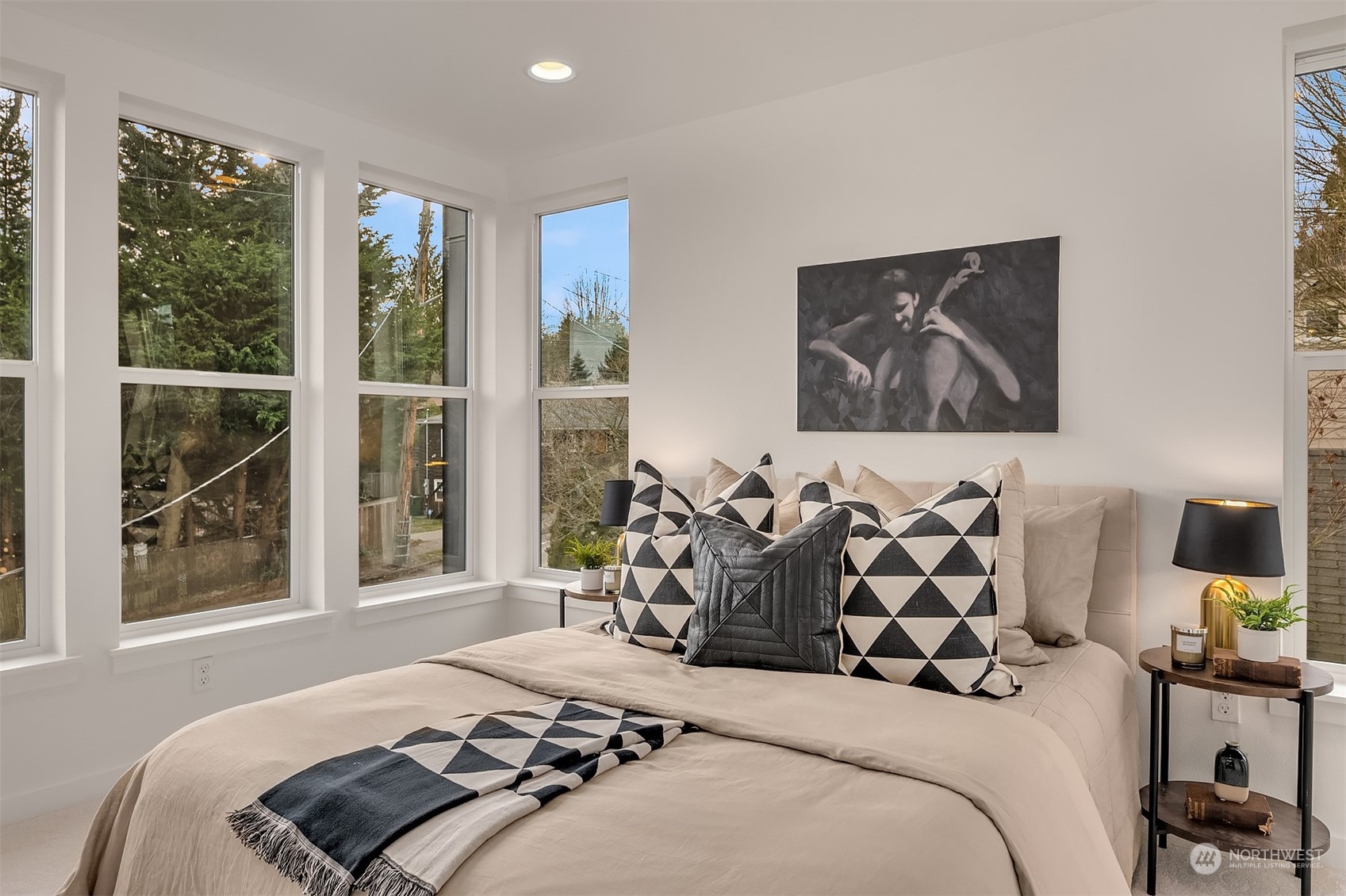2216 Northeast 75th Street Seattle, WA 98115 - Photo 14 of 23 a bedroom with bed and wooden floor