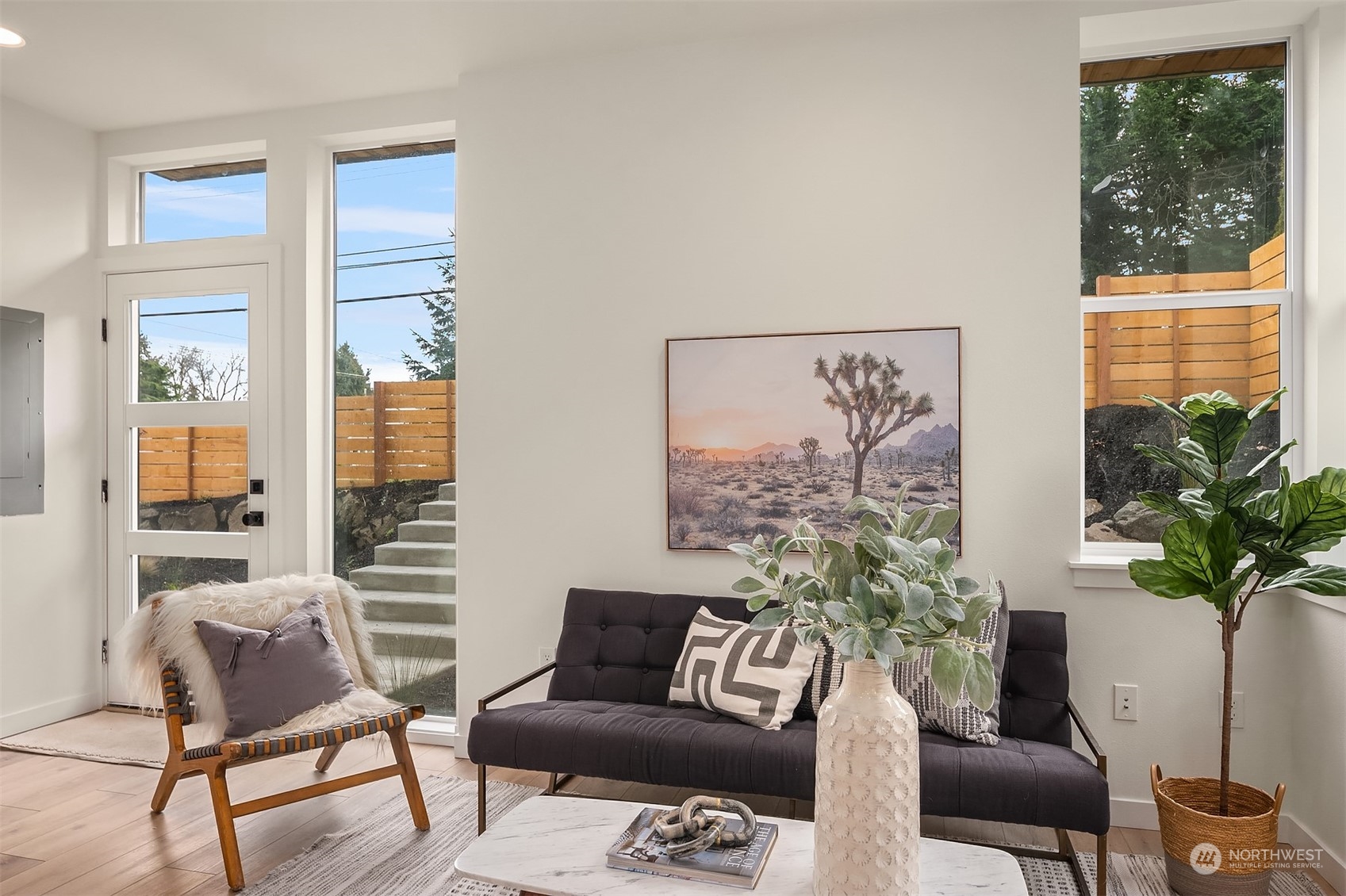 2216 Northeast 75th Street Seattle, WA 98115 - Photo 5 of 23 a living room with furniture and a potted plant