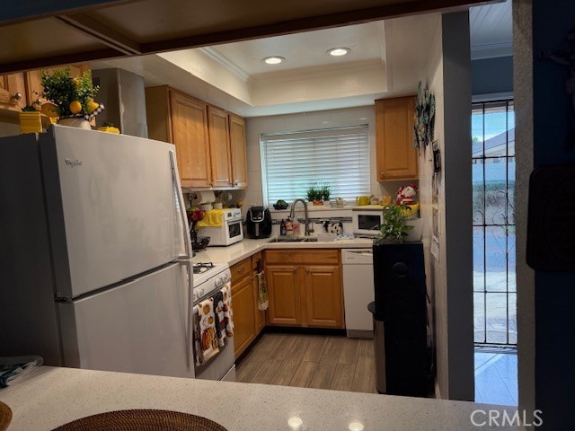 708 West Lambert Road, Unit 6 La Habra, CA 90631 - Photo 5 of 13 a kitchen with refrigerator and window