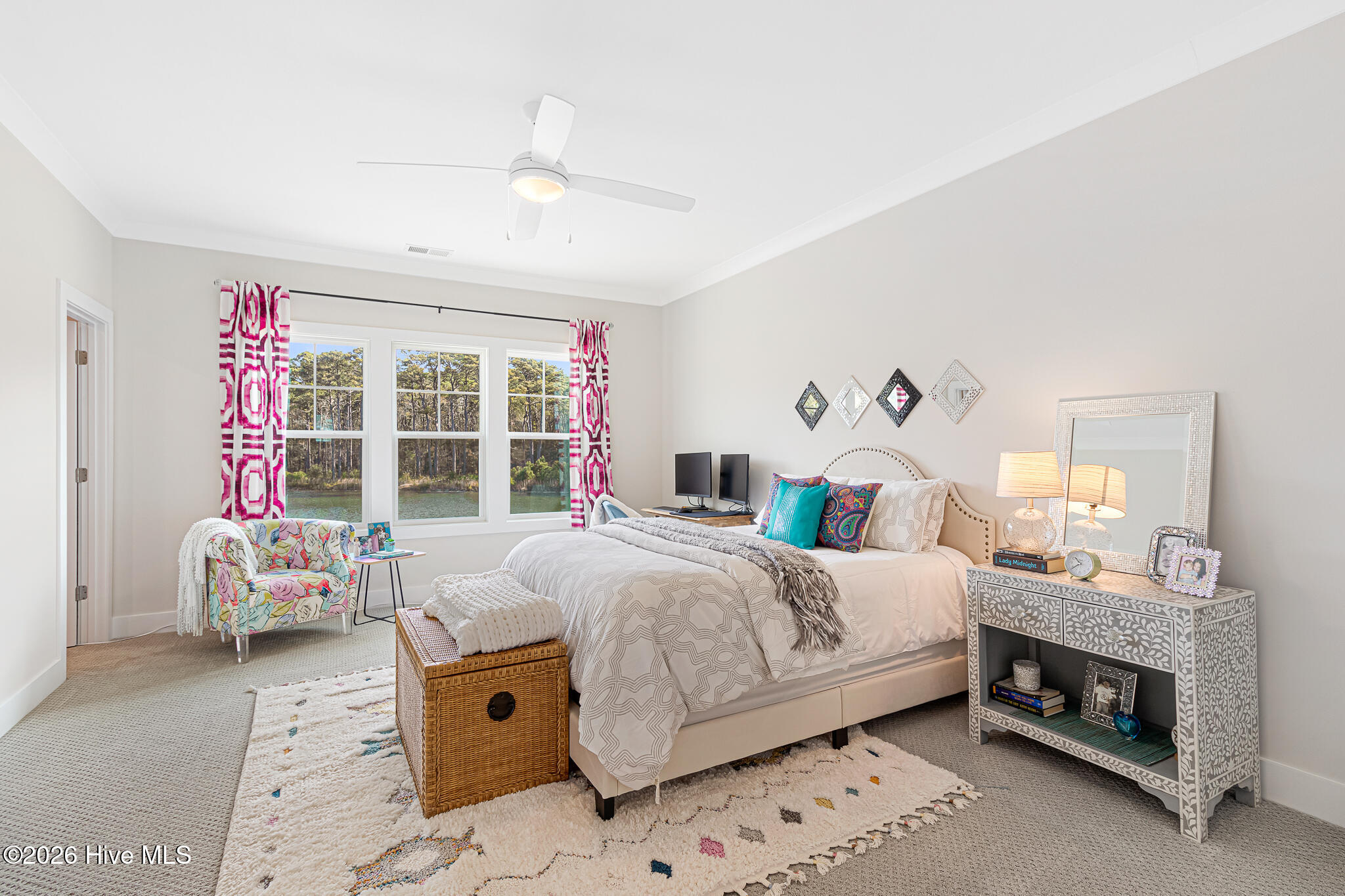 139 Freedom Park Road Beaufort, NC 28516 - Photo 19 of 52 Spacious primary suite overlooking pond