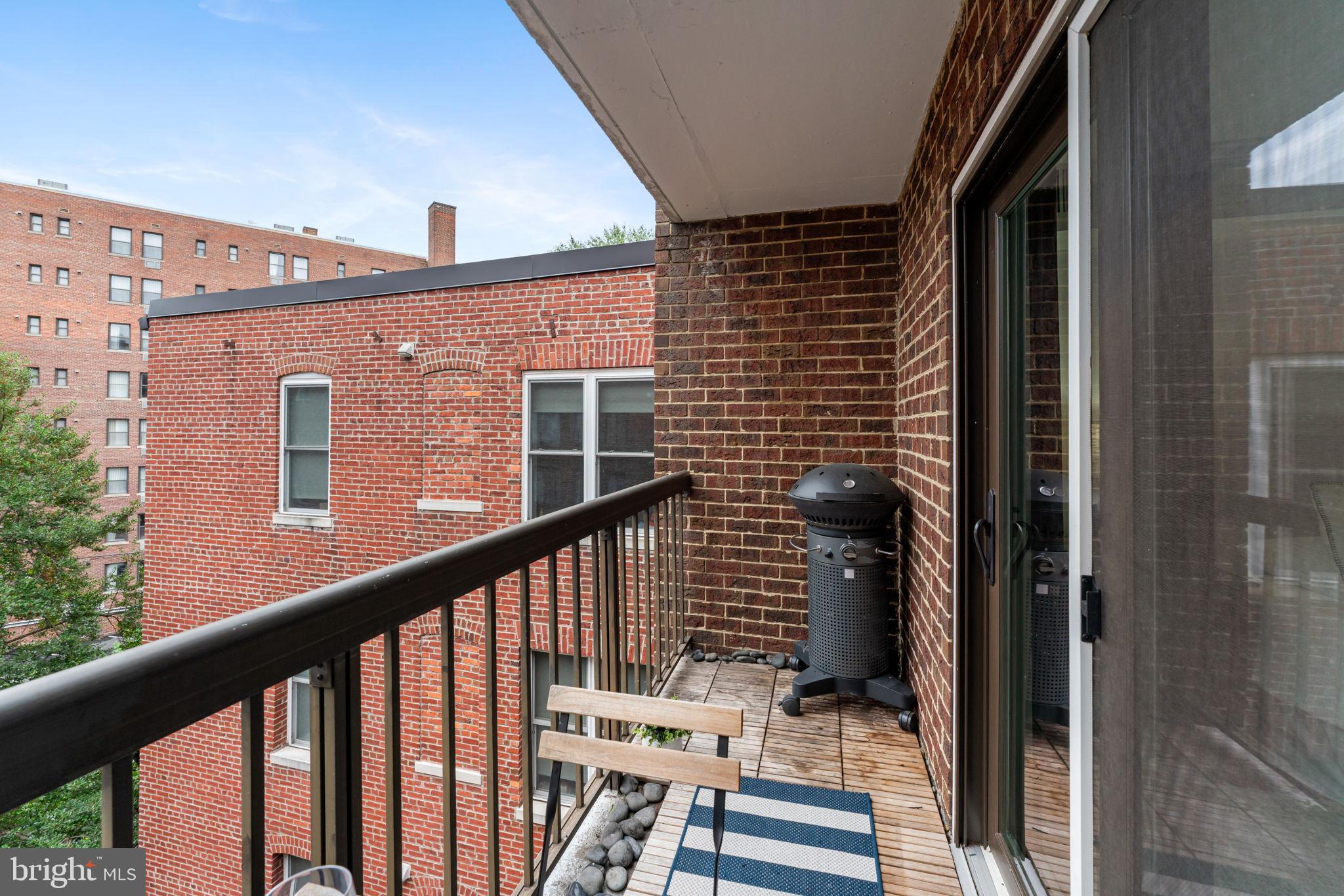 1700 17th Street Northwest, Unit 508 Washington, DC 20009 - Photo 18 of 24 a view of balcony