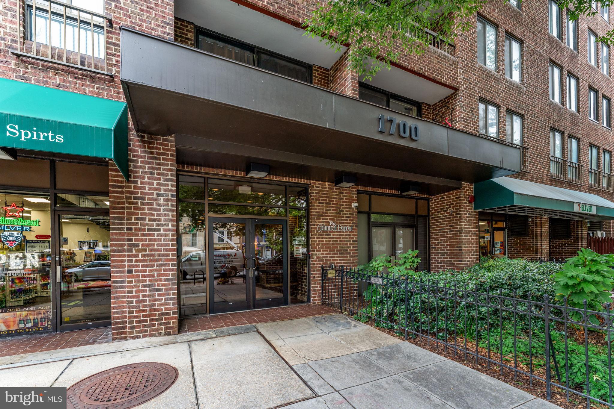 1700 17th Street Northwest, Unit 508 Washington, DC 20009 - Photo 20 of 24 a front view of a building