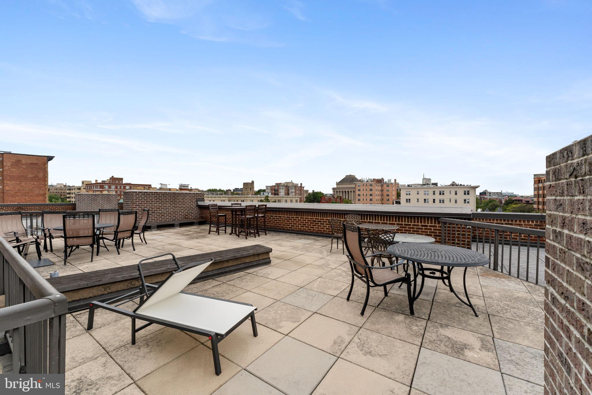 1700 17th Street Northwest, Unit 508 Washington, DC 20009 - Photo 24 of 24 a view of a terrace with seating area