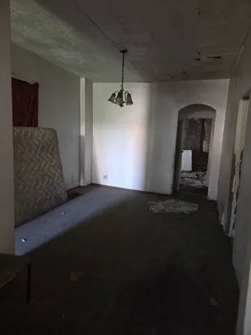 a kitchen with a stove and a microwave