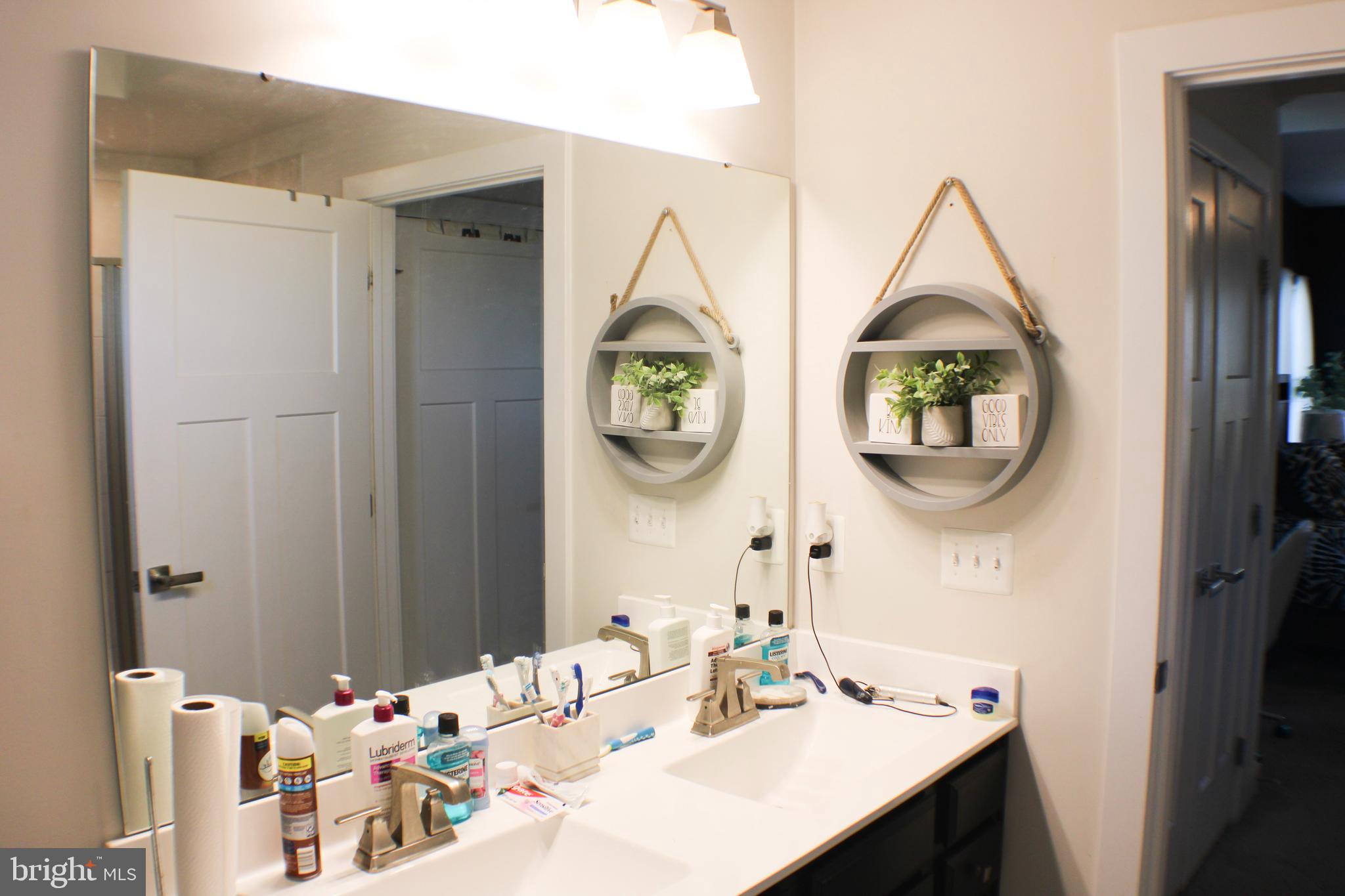 10120 Seattle Slew Lane, Unit P Laurel, MD 20723 - Photo 15 of 22 a bathroom with a sink and a mirror