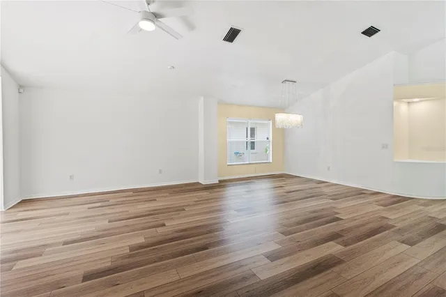 wooden floor in an empty room