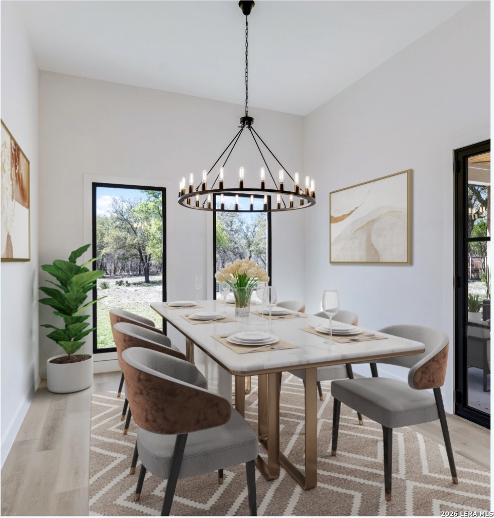 486 James Castroville, TX 78009 - Photo 13 of 29 a view of a dining room with furniture window and wooden floor