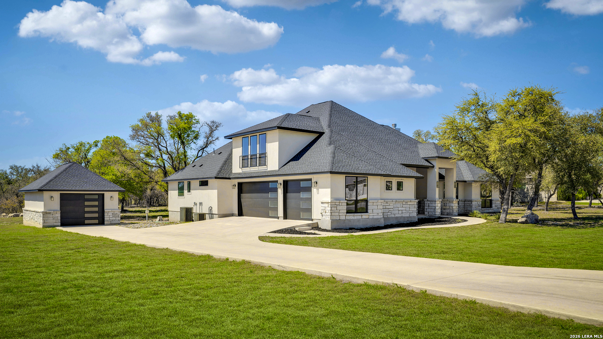 486 James Castroville, TX 78009 - Photo 2 of 29 a front view of house with yard and green space
