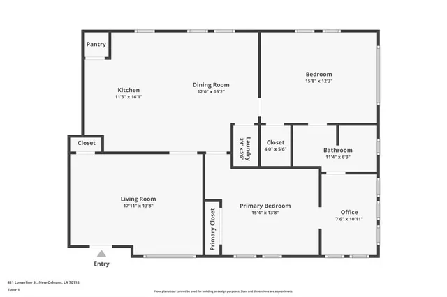 $379,000 | 411 Lowerline Street, Unit D, New Orleans, LA 70118