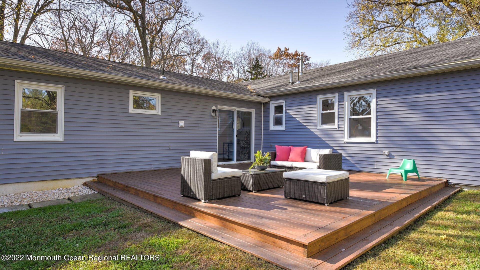 204 Paint Island Spring Road Millstone Township, NJ 08510 - Photo 27 of 30 a view of a couches in patio of the house