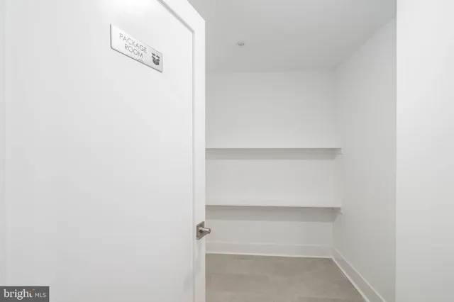 a close view of closet