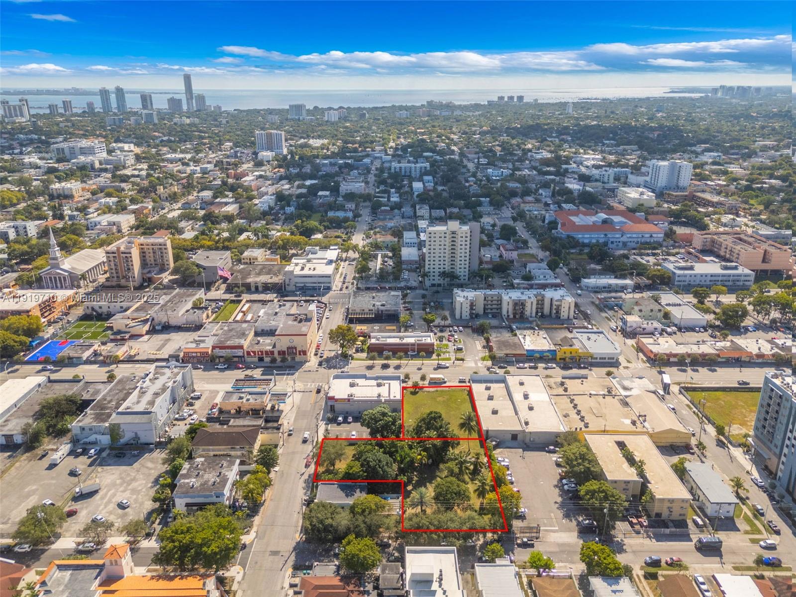 1025 West Flagler Street Miami, FL 33128 - Photo 7 of 21 an aerial view of residential building with green space